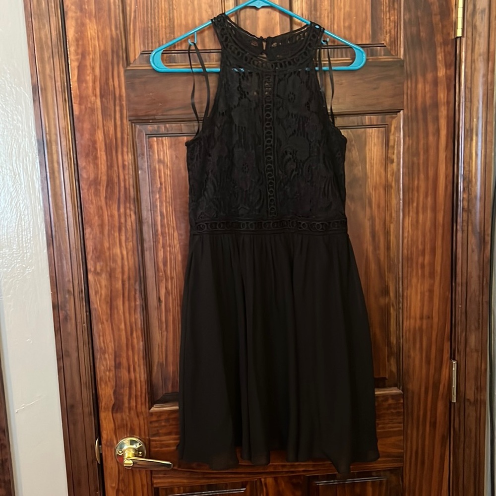 Little black lacy dress